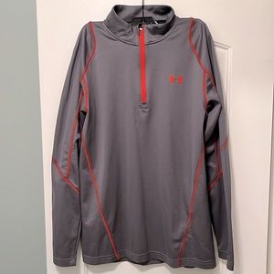 Under Armour quarter zip-up.